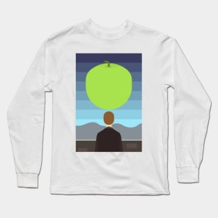 magritte art Long Sleeve T-Shirt